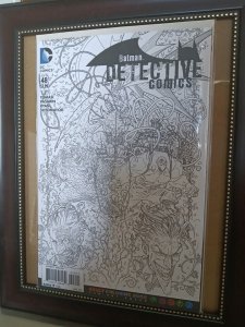 Detective Comics Batman #48  Adult Coloring Book Variant Cover DC 2016. P09