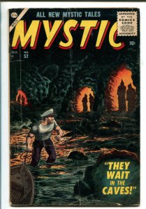 MYSTIC #52 1956-ATLAS-WALLY WOOD-MORT DRUCKER-BOB POWELL-HORROR-vg