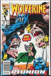 Wolverine #62 Newsstand Edition (1992) Wolverine