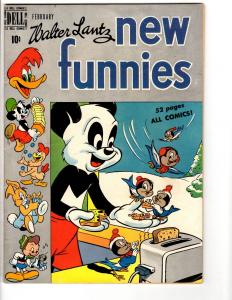 Walter Lantz New Funnies # 156 VF 1950 Golden Age Dell Comic Book JL14