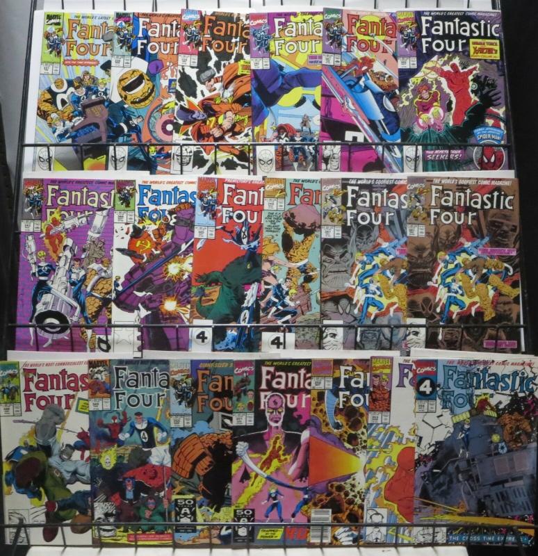 FANTASTIC FOUR by WALT SIMONSON! 19 issues! F or BETTER! ART ADAMS!Dinosaurs!