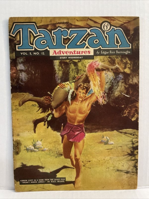 Tarzan Adventures #12 V5 1955 Westworld Publications Edgar Rice Burrough READER