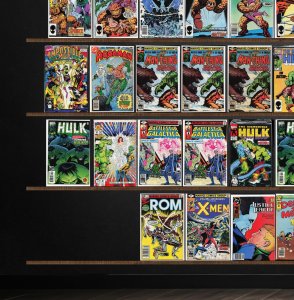 Huge Lot 140+ Comics with The Avengers, The Thing, Rom & More!