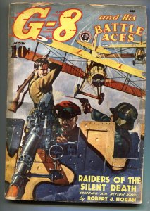 G-8 and His Battle Aces Pulp January 1939-Aviation hero pulp VG-