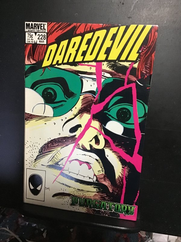 z Daredevil #228 (1986) Frank Miller art ! Kingpin! High-Grade! NM-