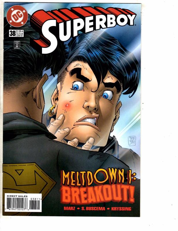 10 Superboy DC Comics # 34 36 37 38 39 40 41 42 43 44 Flash Superman Arrow J214