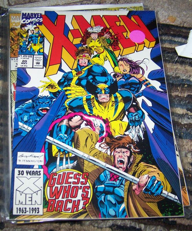 X Men  #20  MAY 1993, Marvel) JUBILEE WOLVERINE  PSYLOCKE GAMBIT