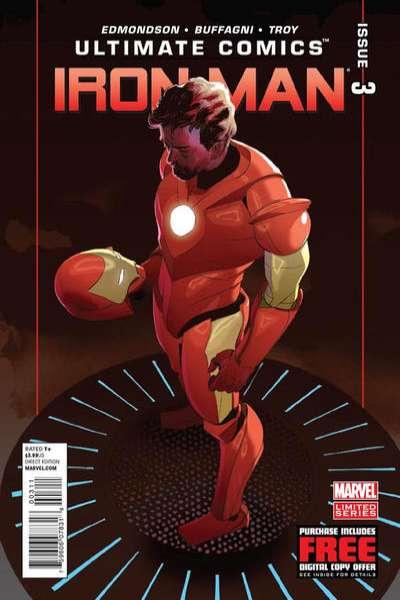 Ultimate Comics Iron Man #3, NM + (Stock photo)
