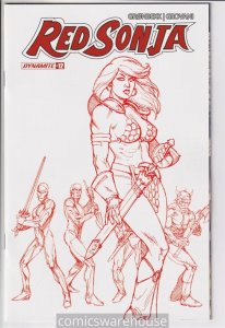 RED SONJA 2023 (2023 DYNAMITE) #12 VARIANT 1:10 CVR Q FOC INCV LINSNER F B08580