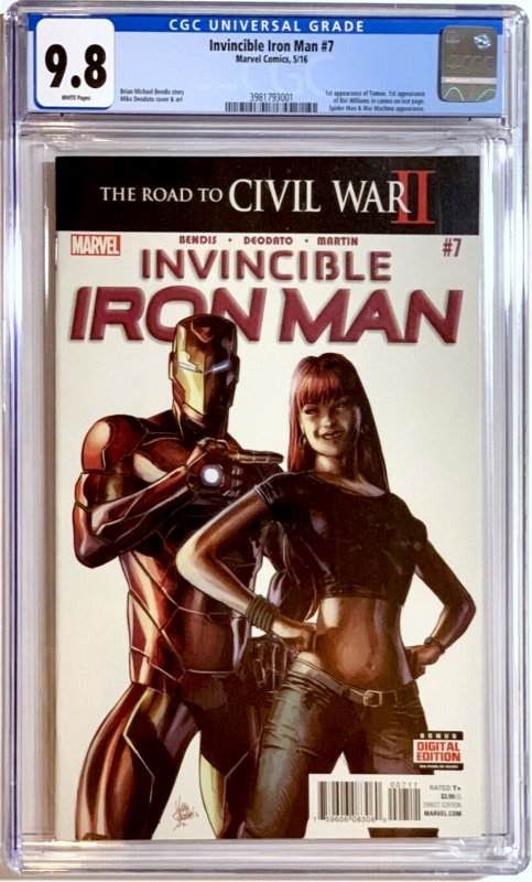 Invincible Iron Man #7 (2016) CGC 9.8 Giveaway