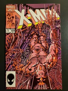 Uncanny X Men #205 (1986) NM (9.4) BWS solo Wolverine Origin Lady Deathstroke!|