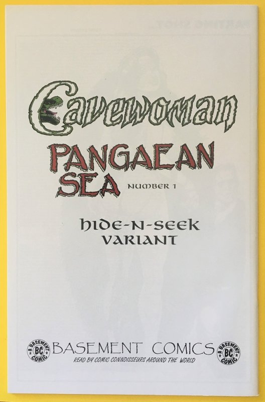 CAVEWOMAN PANGAEAN SEA 1 HIDE-N-SEEK VARIANT COVER