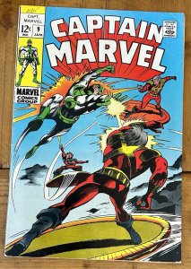 Captain Marvel #9 1968 Stan Lee Don Heck VF