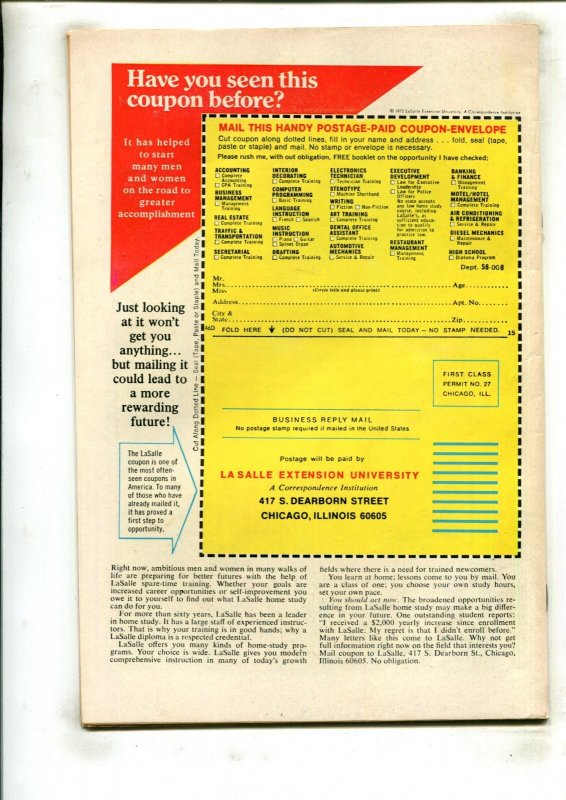 DAREDEVIL #115 (6.5) AD FOR 1ST WOLVERINE!! 1974