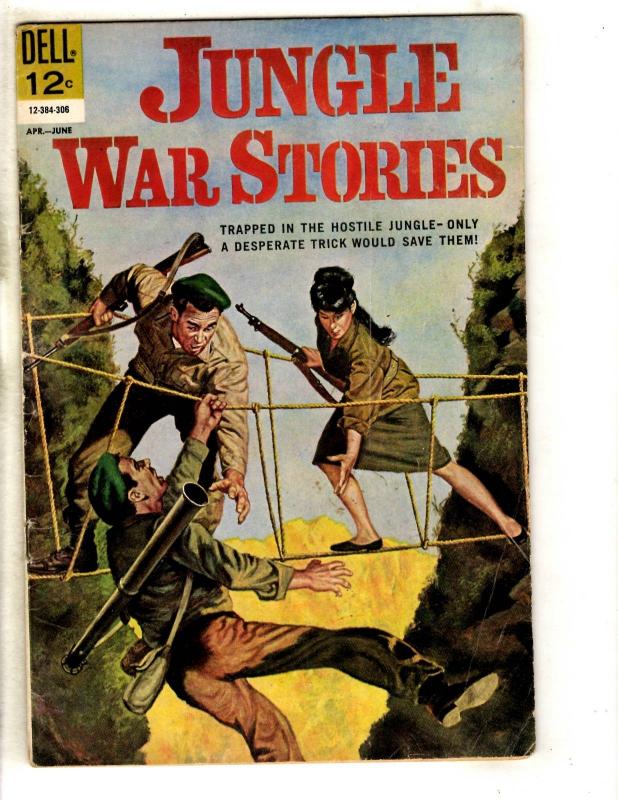 Jungle War Stories # 3 FN- Dell Silver Age Comic Book 1963  JL11