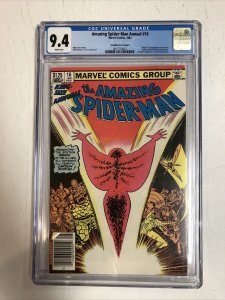 Spider-Man Annual (1982) # 16 (CGC 9.4 WP) Canadian Variant (CPV) | 1st Monica