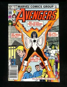 Avengers #227 Newsstand Variant Monica Rambeau joins!
