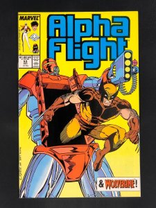 Alpha Flight #53 (1987) First Published Cover Art by Jim Lee at Marvel Comics