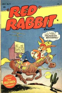 Red Rabbit #11 POOR ; Dearfield | low grade comic July 1949 Red Mask Unmasked