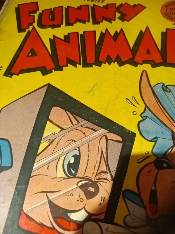 Fawcett's Funny Animals #79 Golden Age Comics 1953 Hoppy The Shazam Marvel Bunny