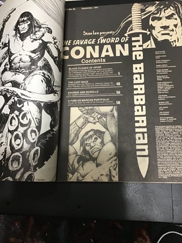 The Savage Sword of Conan #68 (1981) Ernie Chan art! High grade! VF/NM Wow!