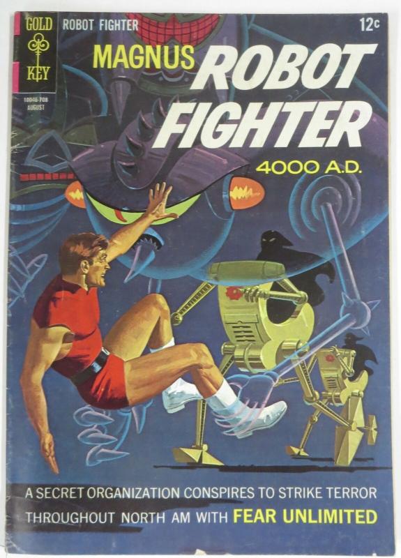 MAGNUS  ROBOT FIGHTER 19  (Gold Key, 8/1967) VG- COMICS BOOK