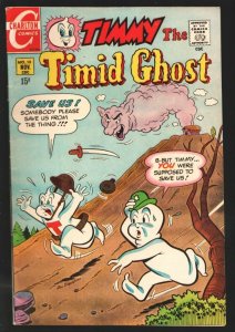Timmy The Timid Ghost 13 1969-Charlton-supernatural humor-VG