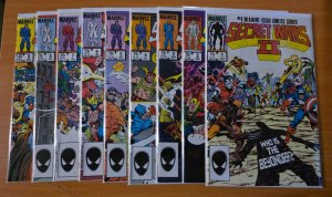 Secret Wars II 1-9 Complete Set Run! ~ NEAR MINT NM ~ 1985 Marvel Comics