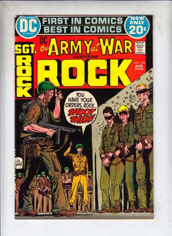 Our Army at War #248 (Aug-72) VF High-Grade Sgt. Rock, Easy Co.