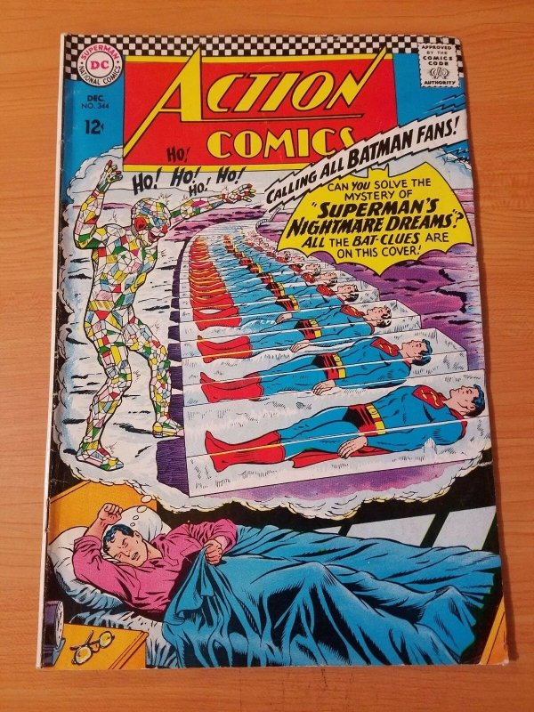 Action Comics #344 ~ FINE FN ~ (1966, DC Comics)