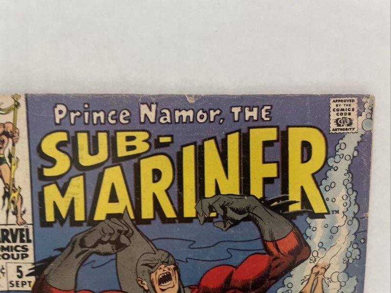 Sub-Mariner #5 1st Tiger Shark Low Grade
