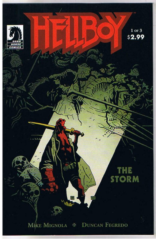 HELLBOY The STORM #1 2 3, NM, Mike Mignola, Duncan Fegredo, 2010, more in store