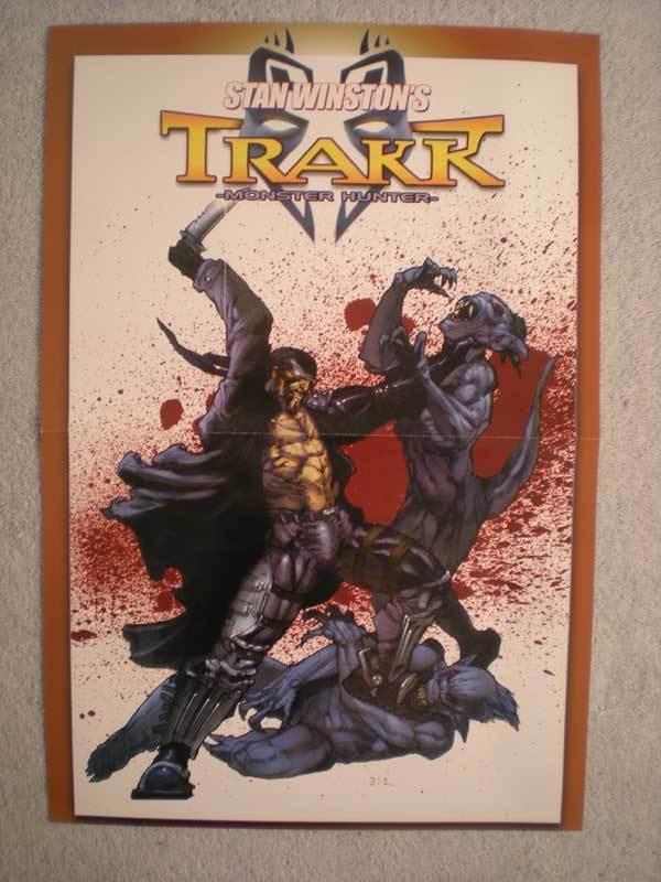 TRAKK MONSTER HUNTER Promo poster, Simon Bisley, Unused, more in our store