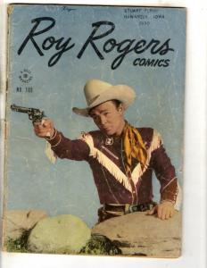 Four Color # 109 VG Dell Golden Age Comic Book Roy Rogers Comics Photo Covr JL18