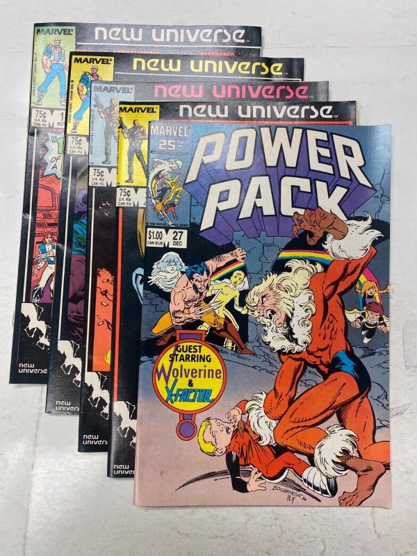 5 MARVEL comic books Kickers Inc. Mark Hazzard: Merc Power Pack 49 KM38