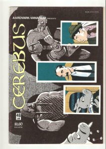 CEREBUS the AARDVARK #46, VF+, Dave Sim , 1977 1983, more in store