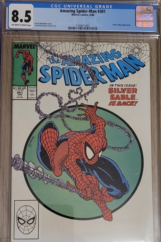 CGC 8.5 The Amazing Spider-Man #301 (1988)