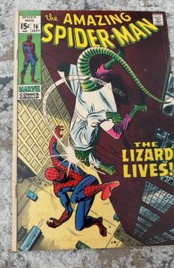 The Amazing Spider-Man #76 (1969)the lizard lives -slight spine toll