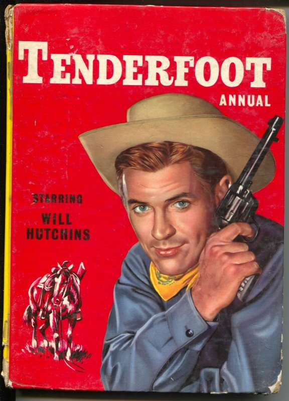 Tenderfoot Annual 1962-hard back comic book stories-TV series-U.K.-Sugarfoot-G