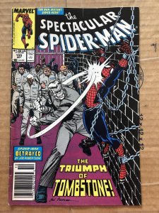 The Spectacular Spider-Man #155 Newsstand Edition (1989)