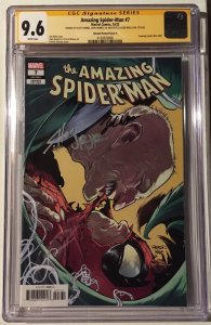 NEW COSTUME Amazing Spider-Man #7 1:25 SIGNED 3X GLEASON VARIANT CGC 9.6 NM+