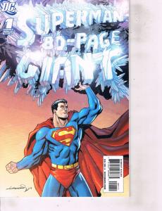 Lot Of 2 DC Comic Books Superman Secret Files #1 and 80-page Giant #1 LH6