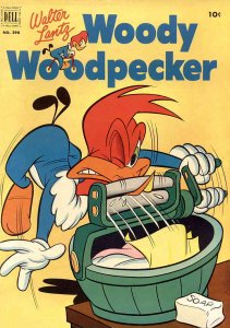 Four Color Comics (2nd Series) #390 VG ; Dell | low grade comic Woody Woodpecker