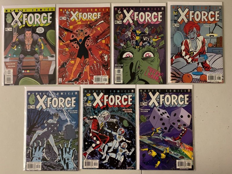 X-Force comics lot #64-128 39 diff avg 8.0 (1997-2002)