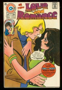 LOVE AND ROMANCE #19 1974-CHARLTON-HIPPIES-MOD ART VF