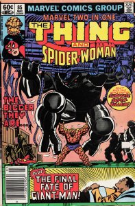 Marvel Two-in-One #85 (1982) The Thing