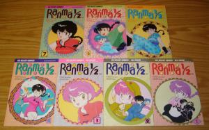 Ranma 1/2 #1-7 VF/NM complete series - viz manga - rumiko takahashi set lot