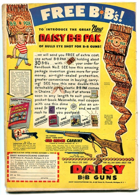 REAL SCREEN COMICS #25 1949-DC-FOX & CROW--PIN THE TAIL VG