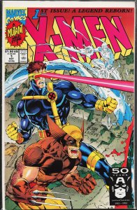X-Men #1 Wolverine and Cyclops Cover (1991) X-Men [Key Issue]