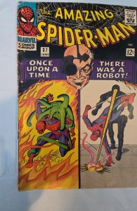 The Amazing Spider-Man #37 (1966)once upon a time a robot see description